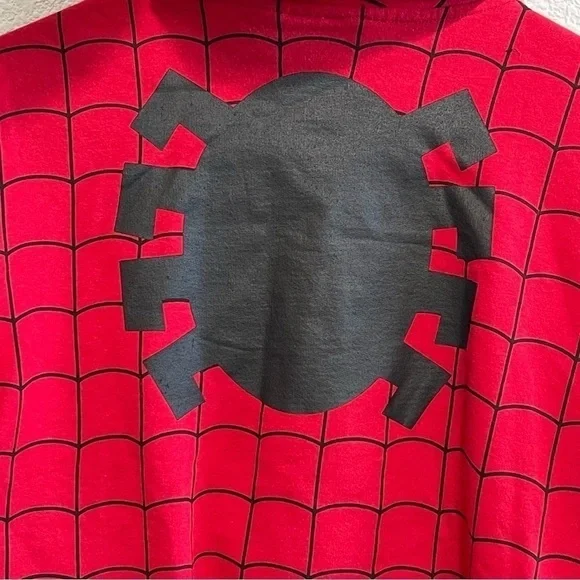 NWT Marvel Boys Spider Man Hoodie Full Zipper Jacket Size S - 6/7 - Picture 4 of 9